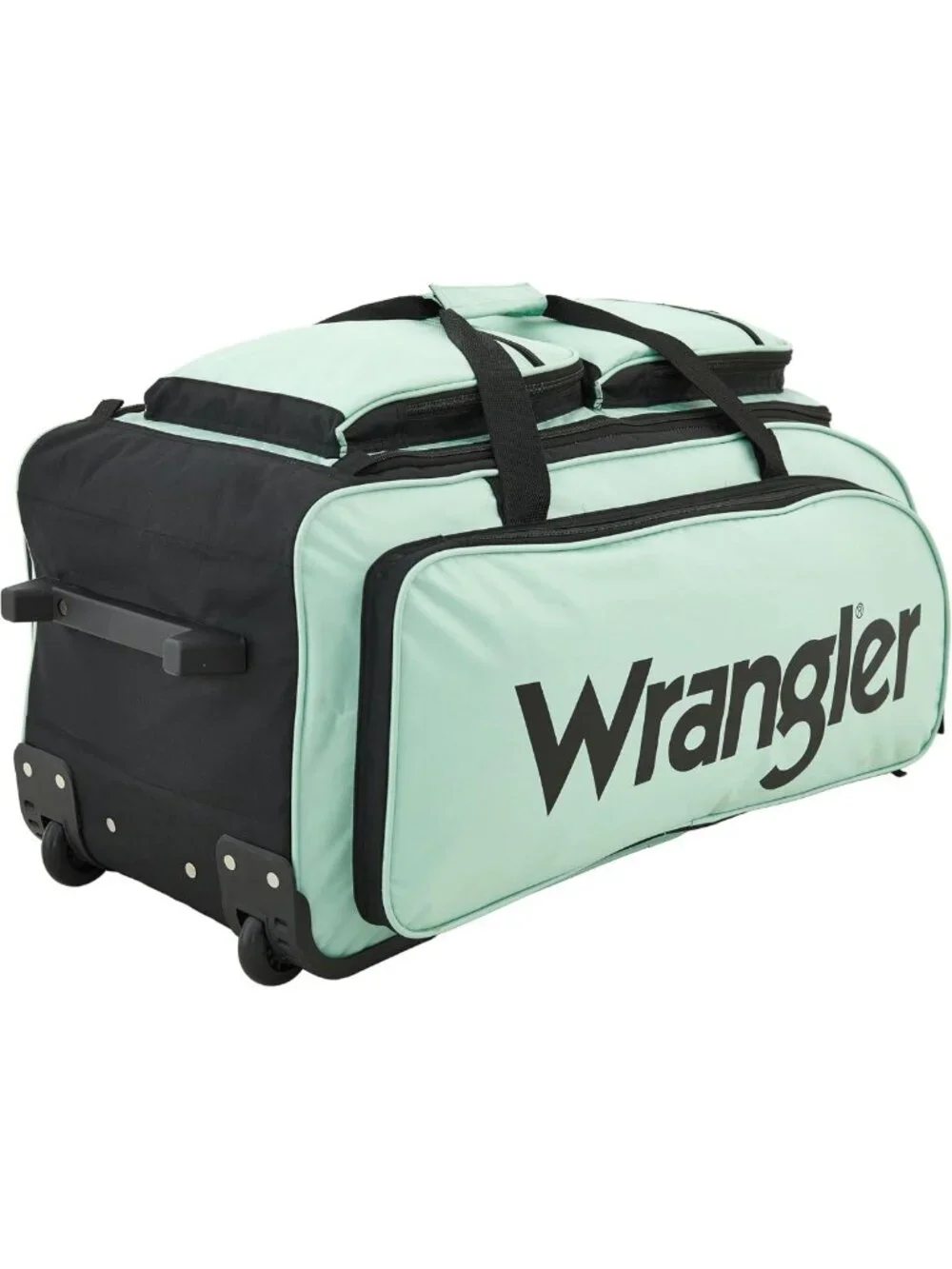 Spacious Rolling Duffel Bag with Wheels, Travel Luggage, Weekend Bag, Durable